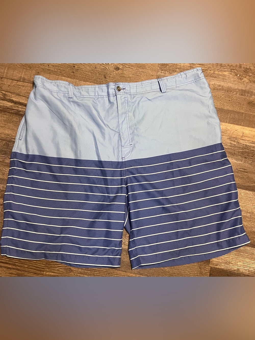 Men's Rochester Blue Big & Tall Swim Trunks ~Size 3X